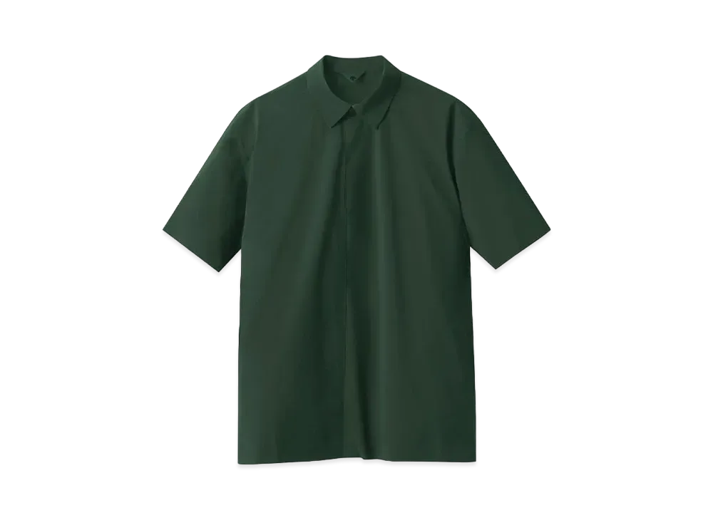 DESCENTE ALLTERRAIN Untrimmed Seamless H/S Shirts "Darkish Green"