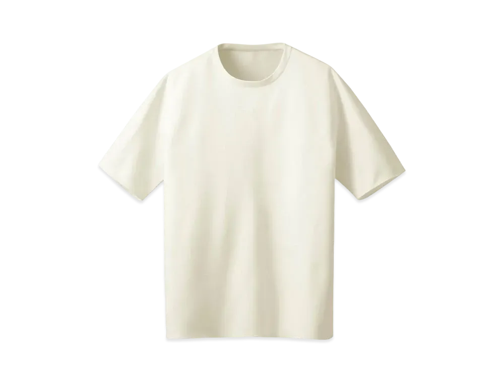 DESCENTE ALLTERRAIN Fusionknit H/S Shirt "Unbleached White"