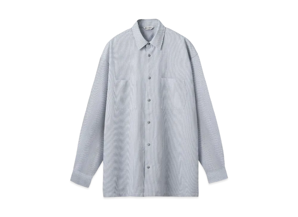 DESCENTE ALLTERRAIN 81 Sucker L/S Shirt "Gray Stripe"