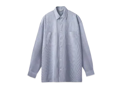 DESCENTE ALLTERRAIN 81 Sucker L/S Shirt "Navy Stripe"