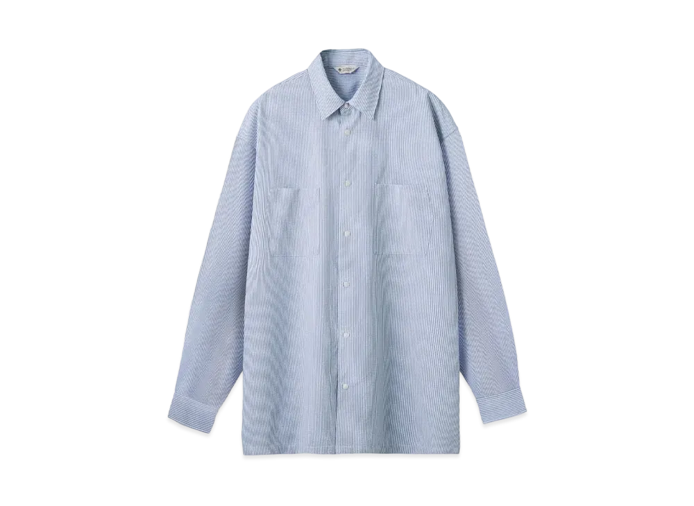 DESCENTE ALLTERRAIN 81 Sucker L/S Shirt "Saxe Stripe"