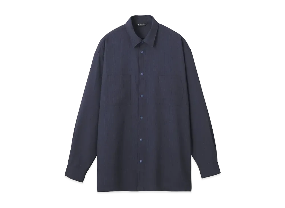 DESCENTE ALLTERRAIN 81 Sucker L/S Shirt "Navy"