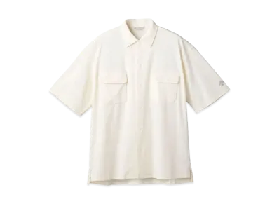 DESCENTE ALLTERRAIN 81 Open Collar H/S Shirt "Snow White"