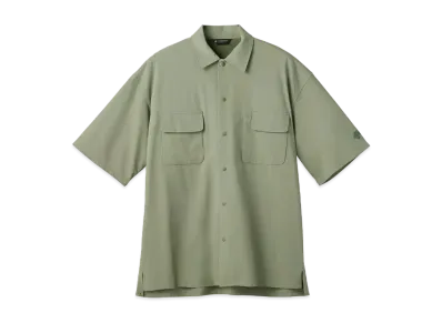 DESCENTE ALLTERRAIN 81 Open Collar H/S Shirt "Light Khaki"