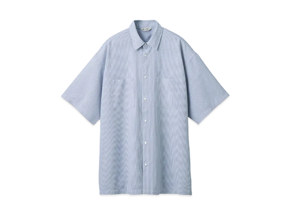 DESCENTE ALLTERRAIN 81 Sucker H/S Shirt "Saxe Stripe"