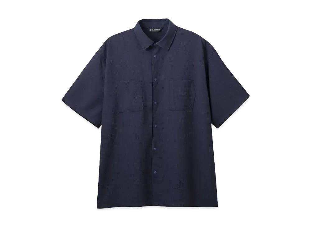 DESCENTE ALLTERRAIN 81 Sucker H/S Shirt "Navy"