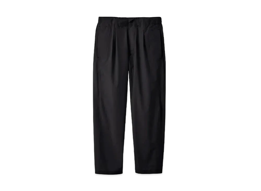 DESCENTE ALLTERRAIN One Tuck Wide Tapered Stretch Pants "Black"