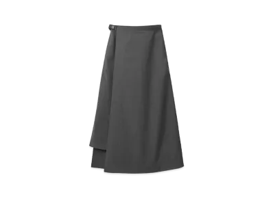 DESCENTE ALLTERRAIN Long Wrap Skirt "Charcoal"