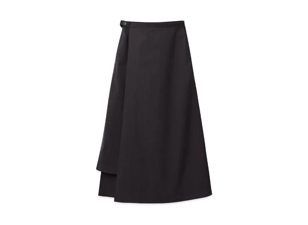 DESCENTE ALLTERRAIN Long Wrap Skirt "Black"