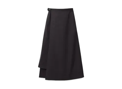 DESCENTE ALLTERRAIN Long Wrap Skirt "Black"