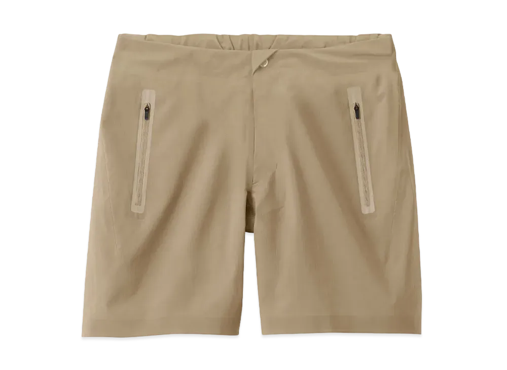 DESCENTE ALLTERRAIN Regular Fit Stretch Shorts "Beige"