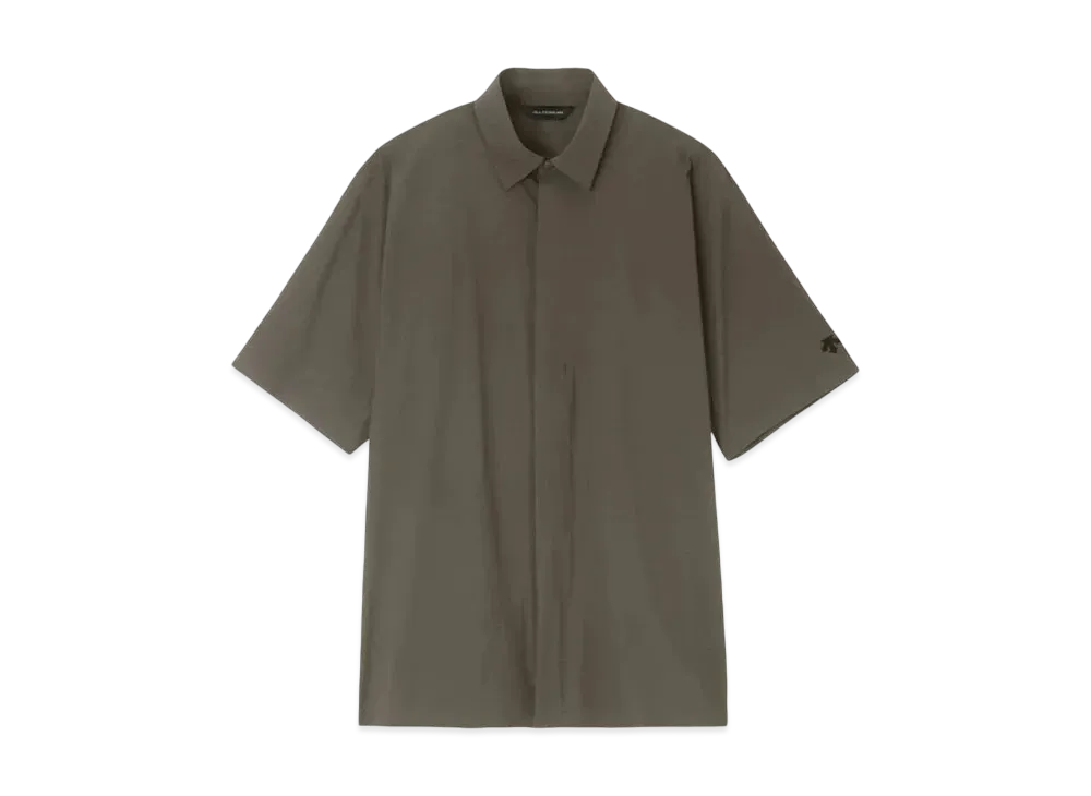 DESCENTE ALLTERRAIN Untrimmed Seamless Half Sleeve Shirt "Asphalt Gray"