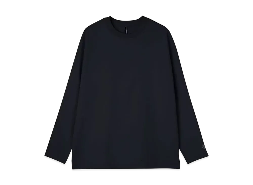 DESCENTE ALLTERRAIN Stretch Twill Long Sleeve T-Shirt "Graphite Navy"