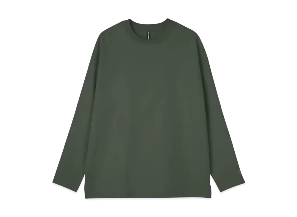 DESCENTE ALLTERRAIN Stretch Twill Long Sleeve T-Shirt "Slate Forest"
