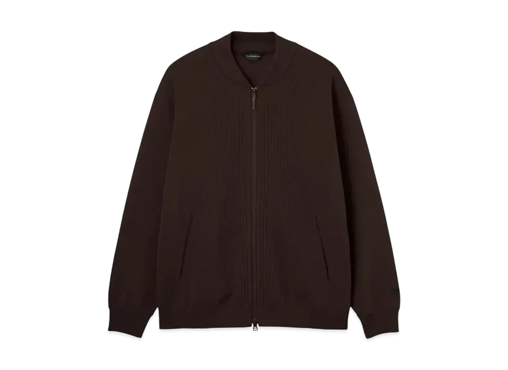 DESCENTE ALLTERRAIN Fusion Knit Ma-1 Jacket "Deep Mahogany"