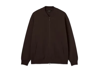 DESCENTE ALLTERRAIN Fusion Knit Ma-1 Jacket "Deep Mahogany"