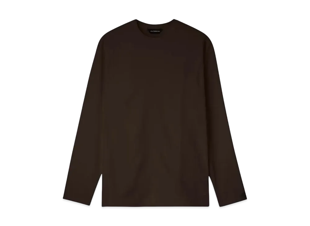 DESCENTE ALLTERRAIN Fusion Knit Crew Neck "Deep Mahogany"