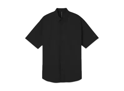 DESCENTE ALLTERRAIN Solotex Half Sleeve Regular Collar Shirt "Smoke Black"
