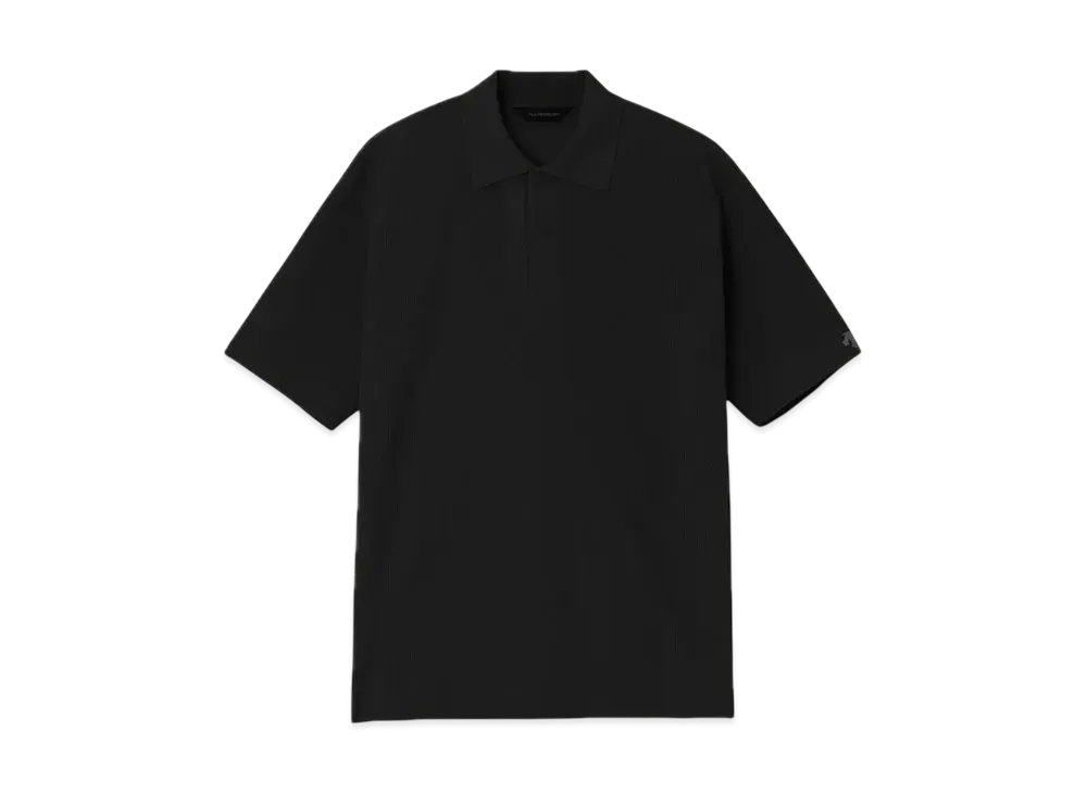 DESCENTE ALLTERRAIN Fusion Knit Polo Shirt "Black"