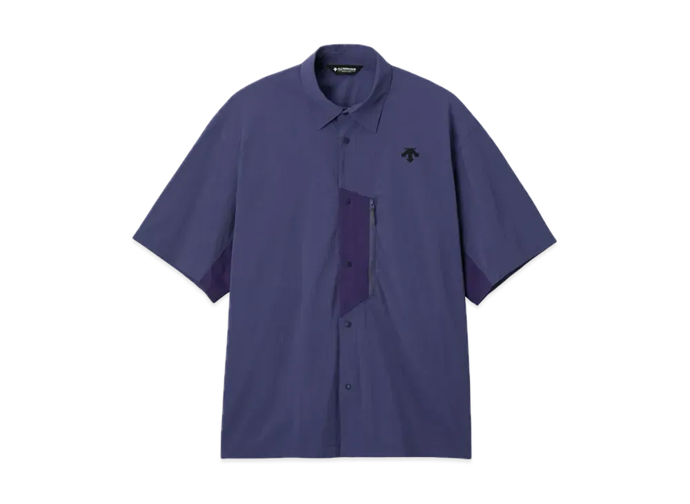 DESCENTE ALLTERRAIN Windshell Half Sleeve Shirt "Purple Haze"