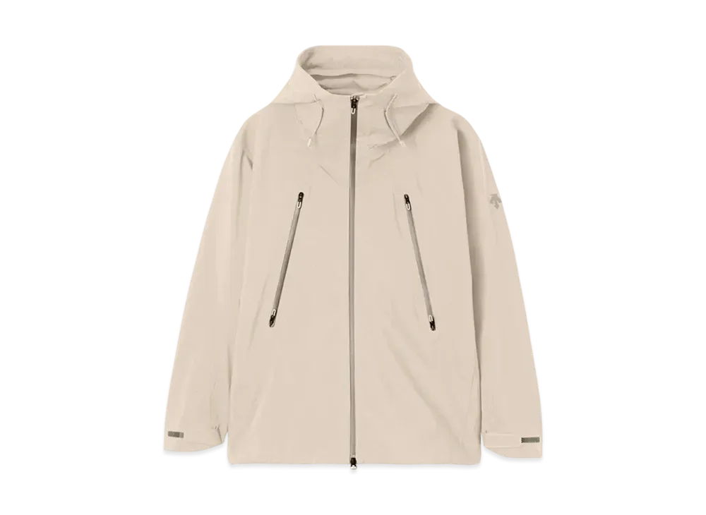 DESCENTE ALLTERRAIN Hard Shell Jacket Goretex Clears "Moonlight Beige"