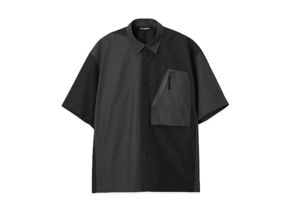 DESCENTE ALLTERRAIN Steep Pocket Half Sleeve Shirt "Charcoal"