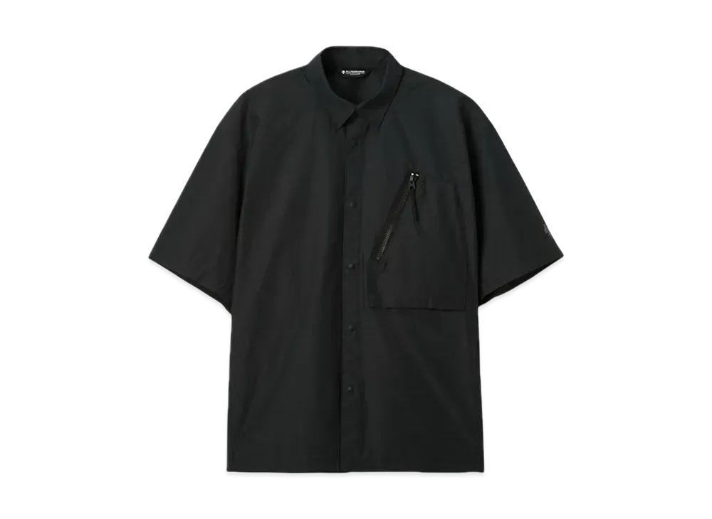 DESCENTE ALLTERRAIN Steep Pocket Half Sleeve Shirt "Black"