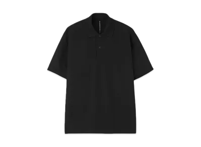 DESCENTE ALLTERRAIN Stretch Pique Polo Shirt "Smoke Black"