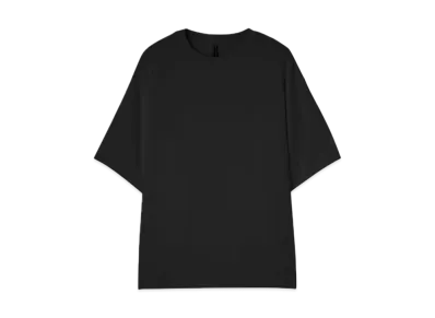 DESCENTE ALLTERRAIN Stretch Twill Half Sleeve T-Shirt "Smoke Black"