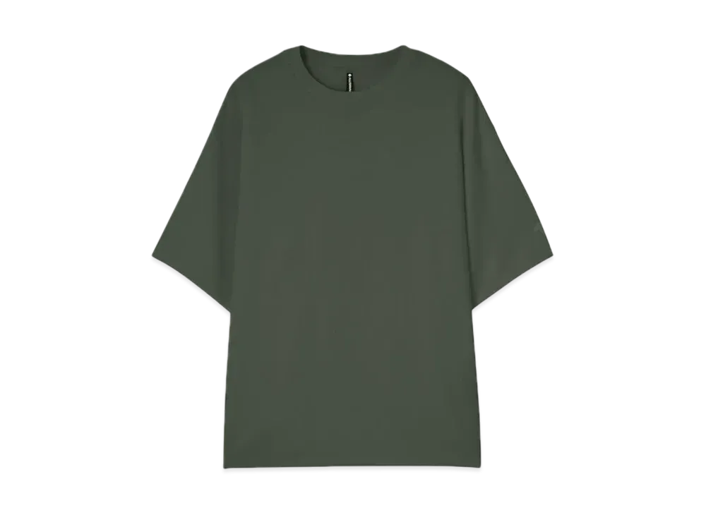 DESCENTE ALLTERRAIN Stretch Twill Half Sleeve T-Shirt "Slate Forest"