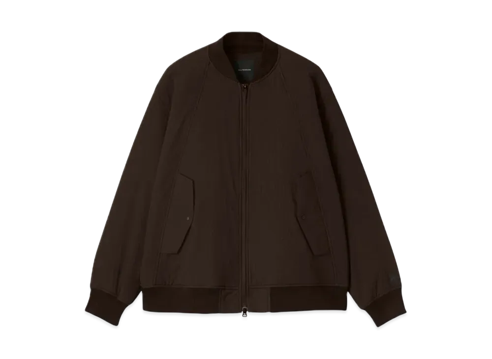 DESCENTE ALLTERRAIN Swift Light Bomber Jacket "Deep Mahogany"