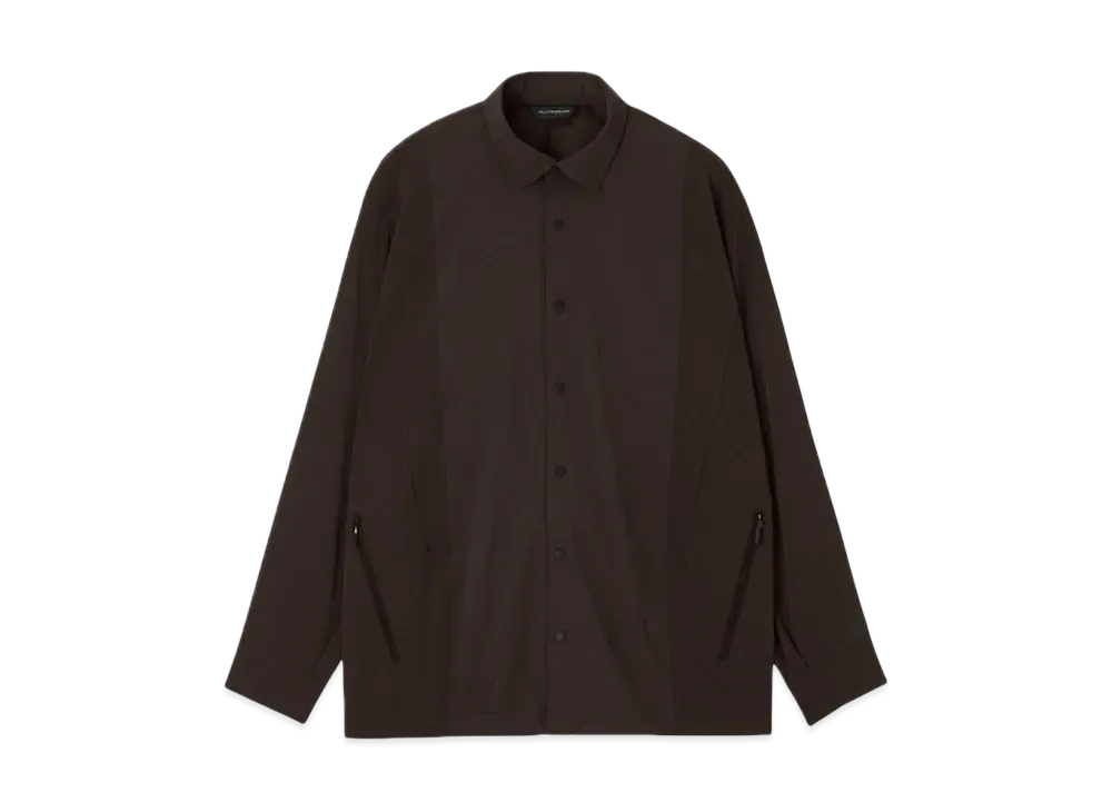 DESCENTE ALLTERRAIN Skimatec Air Shirt Jacket "Deep Mahogany"