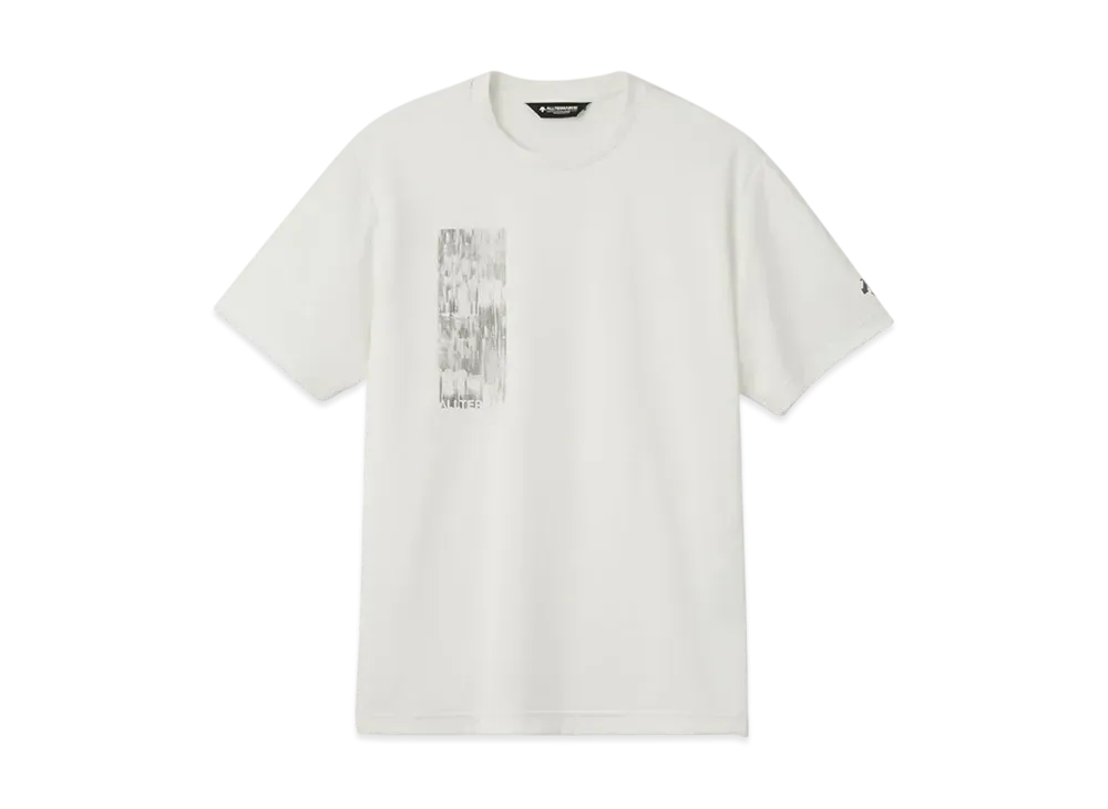 DESCENTE ALLTERRAIN Cordura Half Sleeve Graphic T-Shirt "Egret White"