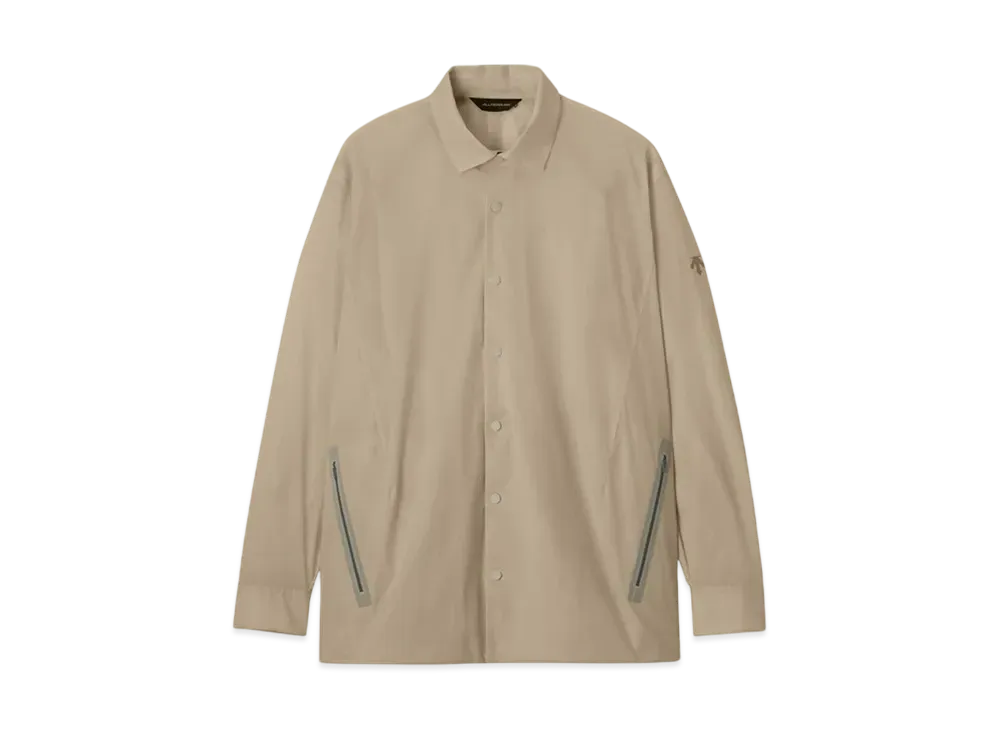 DESCENTE ALLTERRAIN Lightweight Shell Shirt Jacket "Dub Gray"