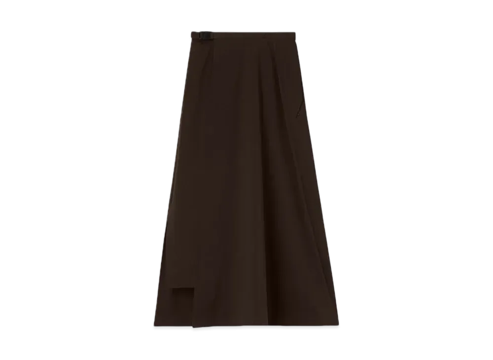 DESCENTE ALLTERRAIN Airflow Wrap Skirt "Deep Mahogany"