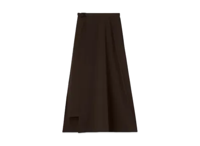 DESCENTE ALLTERRAIN Airflow Wrap Skirt "Deep Mahogany"