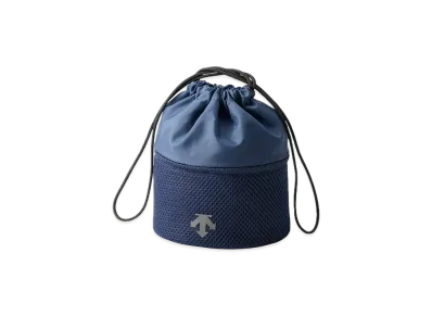 DESCENTE ALLTERRAIN W Russell Mesh Drawstring Pouch "Navy"