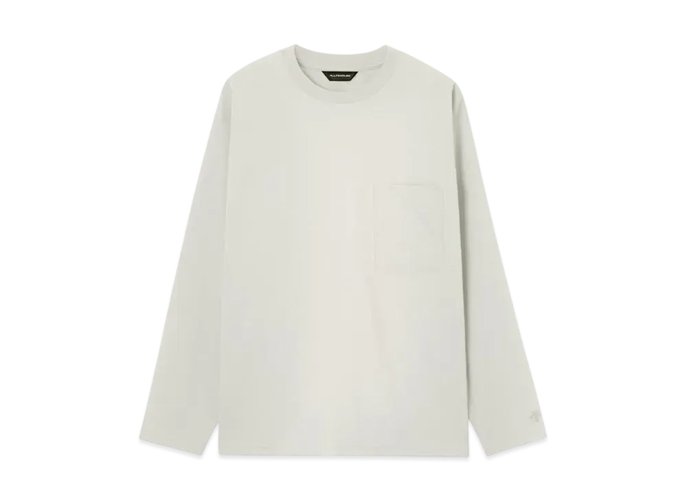 DESCENTE ALLTERRAIN Seamless Long Sleeve T-Shirt "White"