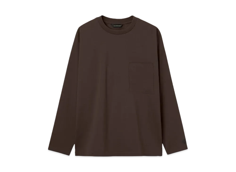 DESCENTE ALLTERRAIN Seamless Long Sleeve T-Shirt "Deep Mahogany"