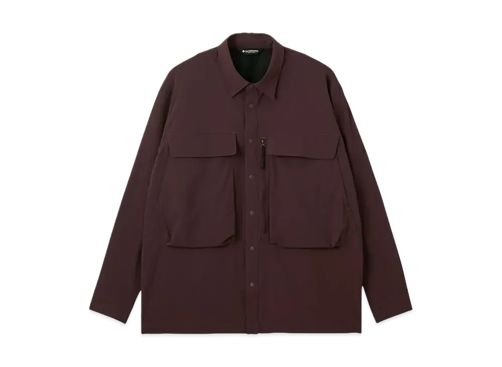 DESCENTE ALLTERRAIN Over Long Sleeve Shirt "Bordeaux"
