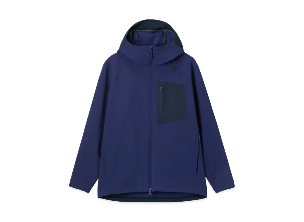 DESCENTE ALLTERRAIN Tech Dot Hoodie "Electric Blue"