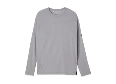 DESCENTE ALLTERRAIN Wool Long Sleeve T-Shirt "Chrome Grey"