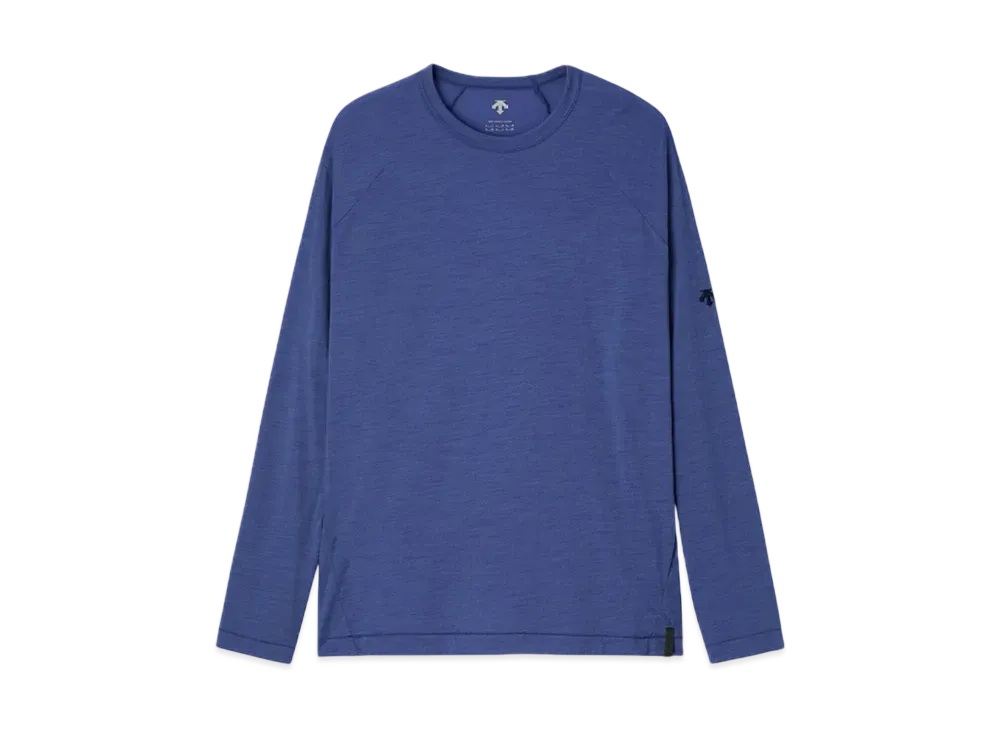 DESCENTE ALLTERRAIN Wool Long Sleeve T-Shirt "Cloudy Sky"