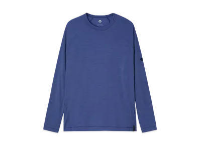 DESCENTE ALLTERRAIN Wool Long Sleeve T-Shirt "Cloudy Sky"