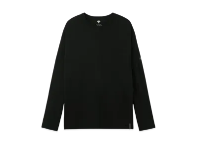DESCENTE ALLTERRAIN Wool Long Sleeve T-Shirt "Black"