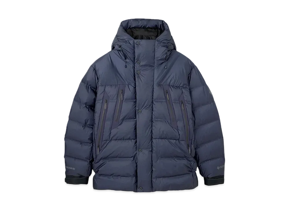 DESCENTE ALLTERRAIN Windstopper Bulky Down Jacket EX "Purple Navy"