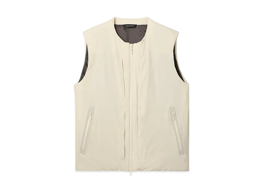 DESCENTE ALLTERRAIN Insulated Lightweight Vest "Gray Beige"