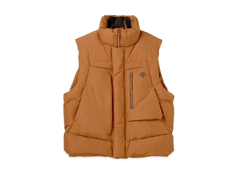 DESCENTE ALLTERRAIN Windstopper Shell Down Vest "Amber"