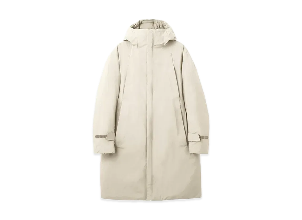 DESCENTE ALLTERRAIN Gore-Tex Hybrid Insulated Coat "Gray Beige"