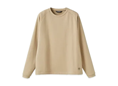 DESCENTE ALLTERRAIN Bomber Long Sleeve Crew "Beige"
